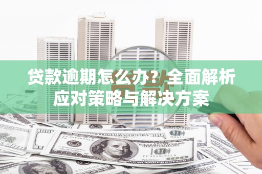 东昌贷款逾期怎么办？全面解析应对策略与解决方案