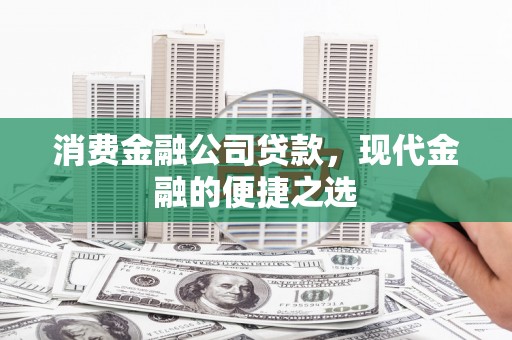 东昌消费金融公司贷款，现代金融的便捷之选
