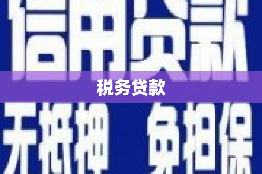 东昌税务贷款