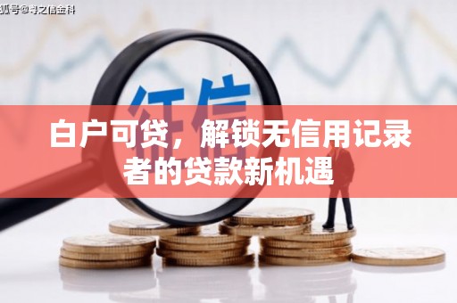 东昌白户可贷，解锁无信用记录者的贷款新机遇