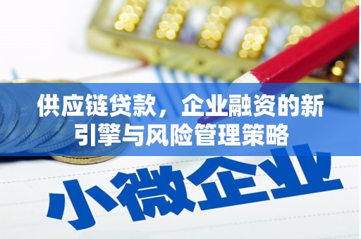 东昌供应链贷款，企业融资的新引擎与风险管理策略
