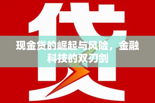 东昌现金贷的崛起与风险，金融科技的双刃剑