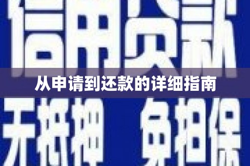 东昌从申请到还款的详细指南