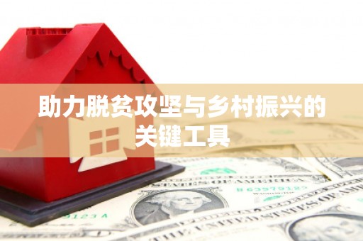 东昌助力脱贫攻坚与乡村振兴的关键工具